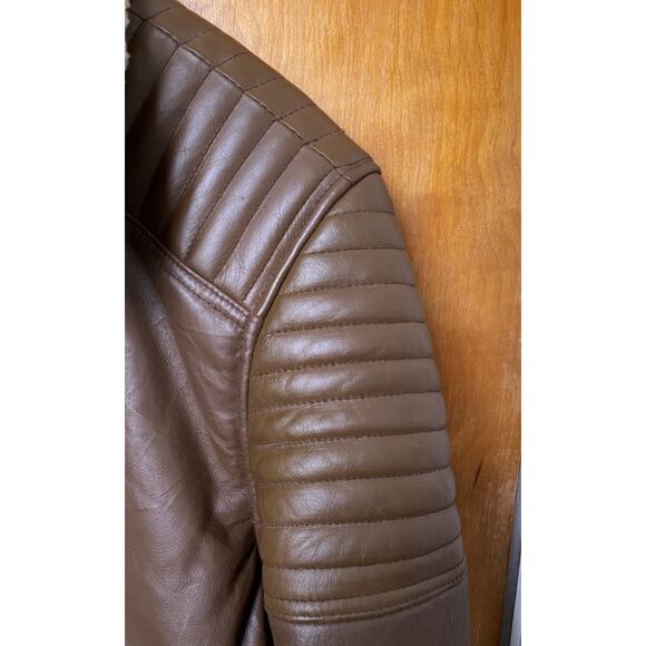 Men's B3 Flight Pilot RAF Aviator Shearling Sheepskin Leather Bomber Jacket Sz M - Picture 9 of 12